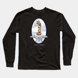 Giraffe in Goggles Long Sleeve T-Shirt